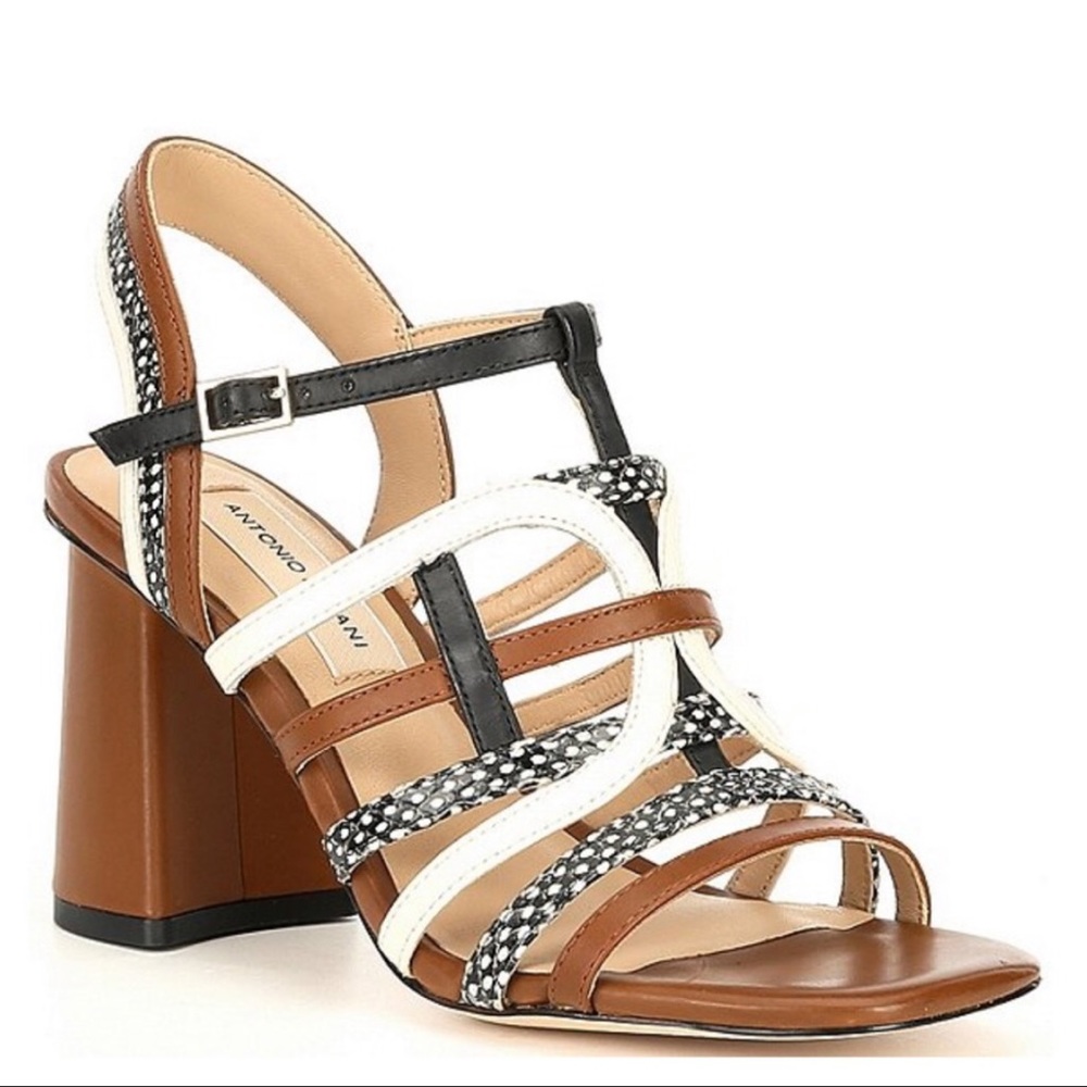 NIB Antonio Melani Blison sandal luggage Sz 5.5